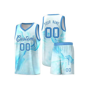 Uniformes de basket-ball vierges personnalisés derniers uniformes de conception de maillot de basket-ball uniformes de basket-ball personnalisés - Product Image 1