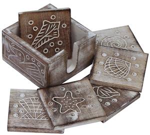 Posavasos de Madera Personalizados Más Vendidos, Calidad Premium, Diseño Duradero y Elegante para Decoración del Hogar, Cocina y Regalos - Product Image 3