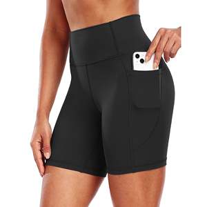 Ropa deportiva con estampado personalizado para mujer, pantalones cortos de entrenamiento de gimnasio, algodón, diseños OEM y ODM, pantalones cortos para correr y gimnasio 2025 - Product Image 5