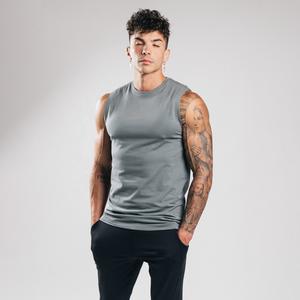 Débardeur Stringer en coton de haute qualité pour hommes à vendre Chemise musculaire avec logo personnalisé OEM - Product Image 6