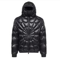 Nueva Chaqueta Acolchada de Moda Personalizada, Estilo Urbano, con Capucha, Impermeable, Cortavientos, Transpirable y Reversible, con Relleno de Algodón
