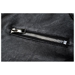 Vestes en cuir pour hommes de mode en gros, vêtements de rue à capuche, design personnalisé, veste en cuir véritable de haute qualité pour hommes, hiver - Product Image 3