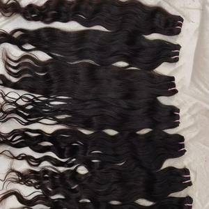 Bundle de cheveux vierges indiens bruts non traités, naturels, lisses, doux et soyeux, vente en gros de cheveux humains du temple indien - Product Image 6