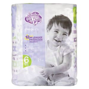Always my baby diapers for sale with all sizes and ages available at AW Wholesale prices - Product Image 1