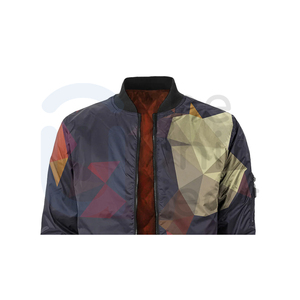 Veste bomber à col montant sur mesure de haute qualité, fermeture éclair, respirante, écologique, veste d'hiver pour hommes et femmes - Product Image 2