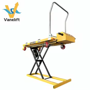 Équipement de manutention pliable hydraulique de table élévatrice électrique de ciseaux d'acier inoxydable - Product Image 5