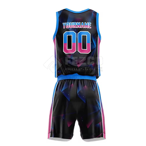 Conjuntos de Uniformes de Baloncesto Transpirables para Hombre Adulto, Talla Grande, Alta Calidad, Sin Mangas, Precio Razonable - Product Image 3
