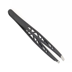 Pinzas para Cejas de Venta Caliente, Diseño Perforado Único, Pinzas para Cejas con Agarre, Pinzas de Acero Inoxidable con Punta Suave, Pinzas para Manicura - Product Image 2