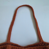Sac fourre-tout chic en crochet fait main, deux ouvertures, décontracté, pour femme, avec logo perlé, idéal pour la plage, les voyages, le quotidien, confortable pour le shopping