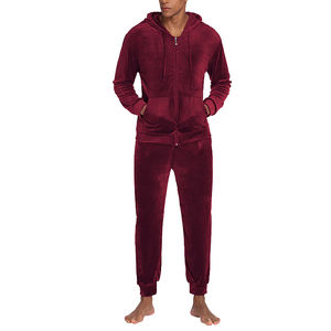 Sweat-shirt à capuche zippé pour homme, de haute qualité, imprimé, respirant, séchage rapide, 100% coton, chaud, pour le sport et le jogging - Product Image 3