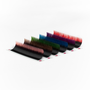 Extensions de cils synthétiques CharmLash Full Volume Natural Long, colorées, haut de gamme, en PBT, 0.03 Lashes - Product Image 1