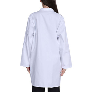 BATA DE LABORATORIO LIGERA, LARGA, UNISEX, PARA HOSPITAL, CLÍNICA, PERSONAL UNIVERSITARIO, CON LOGO PERSONALIZADO, PEDIDO AL POR MAYOR - Product Image 6