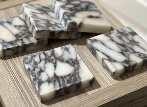 Sous-verre en marbre de luxe de meilleure qualité très vendu nouveau modèle de table carrée écologique décor pour tasse à café sous-verres de table à thé - Product Image 2