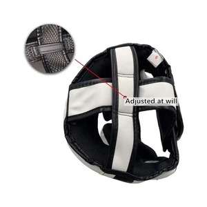 High-Quality Premium Leather <b>Head</b> Guard for Boxing, MMA, and Muay Thai Custom Designs - Product Image 4