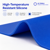 Plaque chauffante professionnelle en silicone 300W avec lumière LED verte de détection de poussière pour la séparation précise des écrans LCD de tablettes