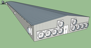 Yapısı prefabrik tavuk evi tavuk çiftliği prefabrik çelik Motor sağlanan mobil tavuk kümesi otomatik - Product Image 3