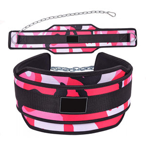 Professional Gym Dipping Weightlifting Belt with <b>Chain</b> Training Fitness Dipping Belts Nylon Material Premium Quality - Product Image 3