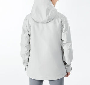 Veste Softshell pour femme, décontractée, en nylon, respirante, imperméable, coupe-vent, fermeture éclair, capuche réglable, doublure en polaire - Product Image 2