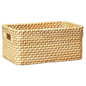 ตะกร้าไม้ไผ่สำหรับเป็นของขวัญเทศกาลอีสเตอร์ตะกร้าเปล่าพร้อมซับในงานหัตถกรรมจักสานจากเวียดนาม - Product Image 2