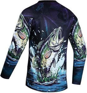 Customized Quick Dry Sublimation <b>Fishing</b> Shirts Wear <b>Light</b> Weight Long Sleeve Plain Design <b>Fishing</b> Jersey - Product Image 6