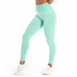 Reasonable Price Hot Sale Customized Made Women Gym Leggings Full Length 100% Cotton Breathable <b>Fabric</b> In Good Quality - Product Image 4