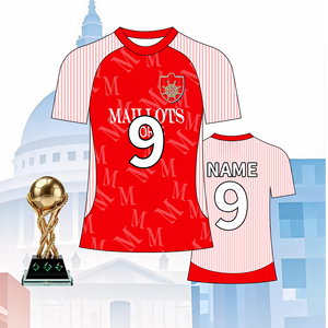 Camiseta de Fútbol Estilo Retro Colección 2026 Inspirada en la Selección Británica, Uniforme Deportivo Vintage, Proveedor Mayorista - Product Image 1