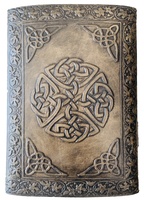 Carnet en cuir Shaista Handicraft Spirit Board, design antique gaufré, trois yeux, fait main, livre de sorts, planificateur des ombres