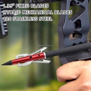 Venta directa de fábrica: Puntas de caza mecánicas de 100 grains y 2 hojas, paquete de 6, para arco compuesto, corte de 2 pulgadas - Product Image 5