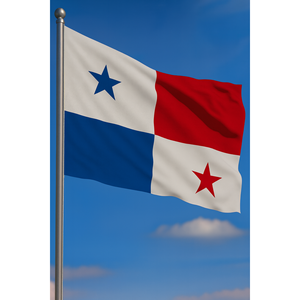 Drapeau extérieur personnalisé Panama, techniques d'impression numérique, mât en aluminium, drapeau personnalisé pour voiture, drapeau éducatif en nylon, polyester, soie, sur mesure - Product Image 3