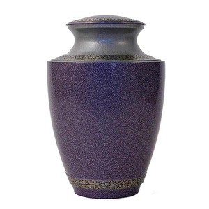 Urnas de cremación de Metal hechas a mano de nuevo diseño para cenizas humanas Urna funeraria de latón con luz de luna decorativa personalizada - Product Image 5