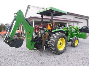 Tracteur agricole Johnn 4320 de qualité supérieure 2006 avec livraison rapide, prix d'usine, chargeur, pelle rétrocaveuse - Product Image 2