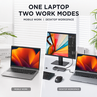 Ordinateur portable professionnel Lenovo ThinkBook 16, PC IA 16 pouces avec écran IPS 23,8 pouces, Hub USB, Solution de bureau mobile, Commande en gros