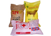 Sacs tissés en PP/BOPP recyclables avec bec verseur, de 10 kg à 120 kg, pour l'emballage agricole d'œufs, d'engrais, de riz, de farine et d'aliments pour animaux