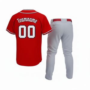 เสื้อเจอร์ซีย์เบสบอลคอวีขนาดใหญ่พิเศษของผู้ชายเสื้อออกแบบเองโลโก้ปักเครื่องแบบเย็บสีขาว320G ผ้าอุปกรณ์กีฬาทีมตัวแทน - Product Image 2