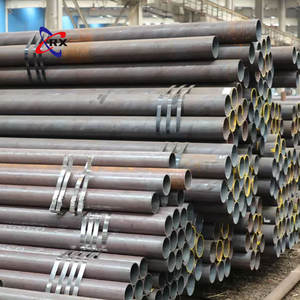 Tubo circolare saldato in acciaio al carbonio ERW, sezione cava, tubo in acciaio dolce per costruzioni, tubo metallico standard industriale - Product Image 5