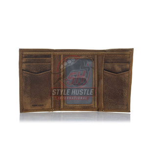 Cartera de cuero con múltiples ranuras para tarjetas, fabricada en fábrica, venta directa, para venta en línea, para hombre, uso casual y de negocios. - Product Image 5