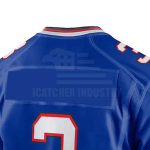 Camiseta de fútbol americano de último estilo, bajo MOQ, diseña tu propia camiseta de fútbol americano, ropa de equipo deportivo para venta en línea - Product Image 5