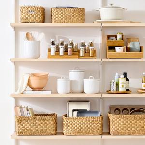 ตะกร้าเก็บของทำจากผักตบชวา ขนาดกลาง รุ่น Mira สีธรรมชาติ ผลิตด้วยมือ ขายส่ง เป็นมิตรกับสิ่งแวดล้อม ผลิตในเวียดนาม - Product Image 6