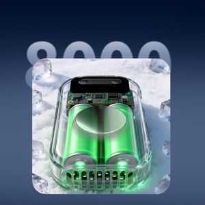 Batería de 2500 mAh, Pantalla Digital LED, Soporte Integrado, Se Puede Colgar en la Cintura, Ventilador de Aire Frío Portátil Multifuncional - Product Image 4
