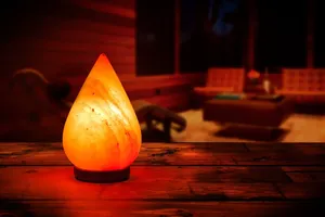 Lampes à sel en forme de goutte de sel de l'Himalaya avec raccord électrique, lampes à sel de l'Himalaya abordables, lampes à sel de l'Himalaya de qualité supérieure - Product Image 3