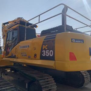 Excavadora sobre orugas Komatsu PC350/utilizada con excelentes condiciones de trabajo compatibles con la inspección de la bomba de caja de cambios del motor - Product Image 3