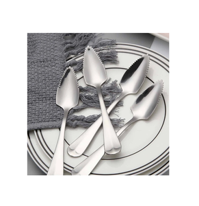 Prix de gros Cuillère à pamplemousse en acier inoxydable Cuillère à pamplemousses design populaire Dessert alimentaire - Product Image 3