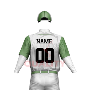 Ensemble d'uniformes de baseball sublimés personnalisés comprenant un maillot et un pantalon en tissu respirant évacuant l'humidité design de style professionnel parfait - Product Image 3