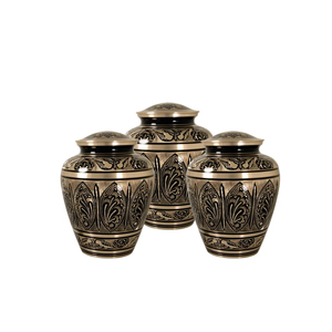 Wholesale Bulk Metal Cremation Urns for Ashes Storage Indian Manufacturer's Funeral Supplies Economically Priced <b>Memorial</b> - Product Image 1