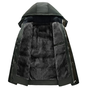 Hot Sale Men's Fashionable Winter Puffer <b>Jackets</b> Casual 3D Pattern Outerwear Puff Printing Warm <b>Hooded</b> Coat Zipper in all Sizes - Product Image 4