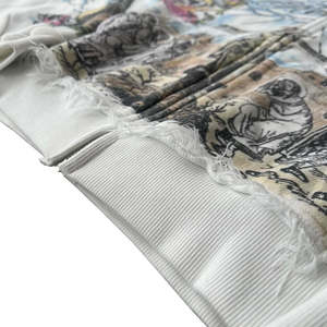 Sudadera con Capucha Extra Grande de 400 GSM para Hombre, Corte Cuadrado, Lavado Ácido, Transpirable, de Algodón Jersey, Colores Personalizados - Product Image 2