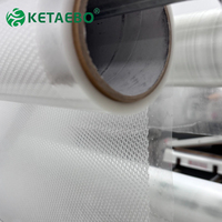 Film adhésif thermofusible haute élasticité transparent en rouleau pour vêtements de sport et pantalons de yoga sans couture