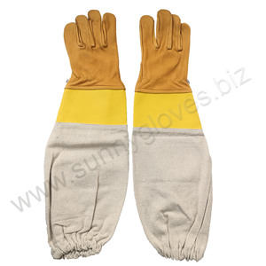 Guantes de manga larga para apicultura, equipo de mantenimiento de abejas - Product Image 4