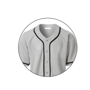 Unisex Custom Logo Printed Baseball Uniforms Factory-Made Unique Design Sportswear Sets Breathable Sublimation Printing <b>Beaded</b> - Product Image 6