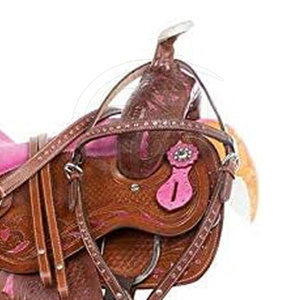 Cómodo Sillín de Cuero para Caballo con Estructura de Madera para Entrenamiento Profesional de Carreras y Prácticas de Equitación - Product Image 3